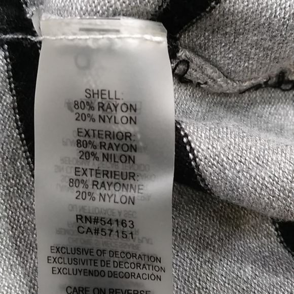 CALVIN KLEIN WOMENS BLACK AND GRAY LACE UP SWEATER - Picture 9 of 9